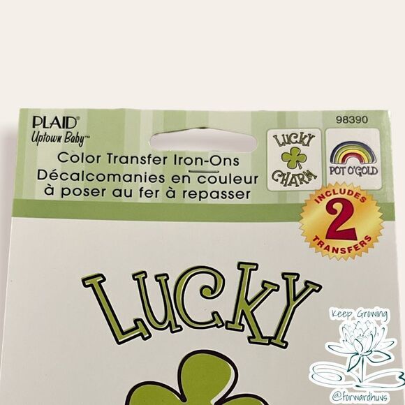 Lucky Charm & Rainbow Iron On Transfer - Picture 4 of 8